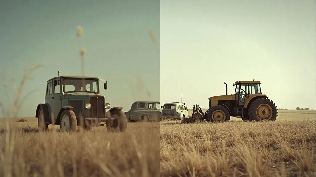 Historical farming practices showcasing sustainable techniques